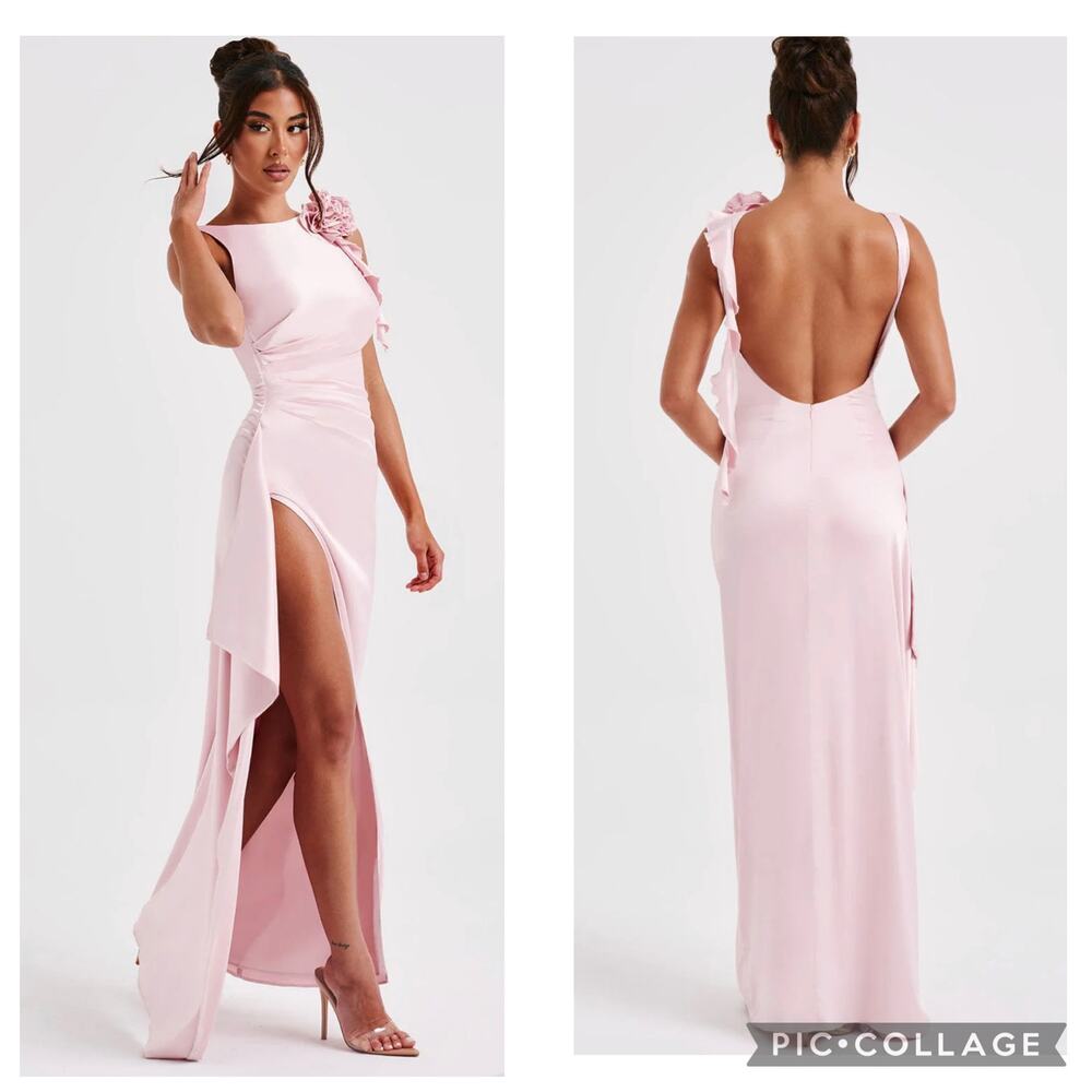 Babyboo Peggy Maxi Dress in Blush Size Medium